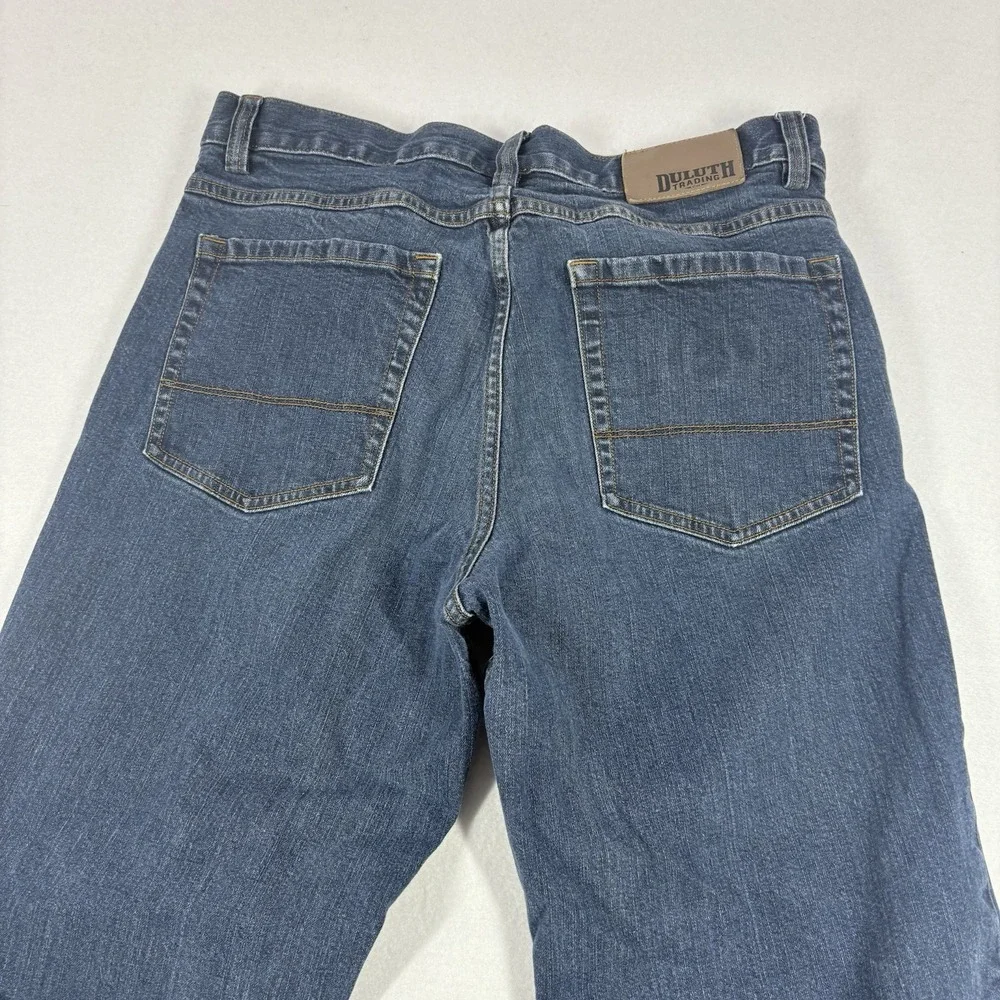 Duluth Flex Weekender Jeans Mens 34x34 Relaxed Fit Dark Wash Denim Set Of 2 Flaw